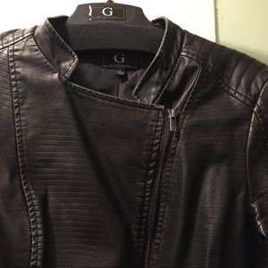 G by Giuliana Distressed Moto Jacket